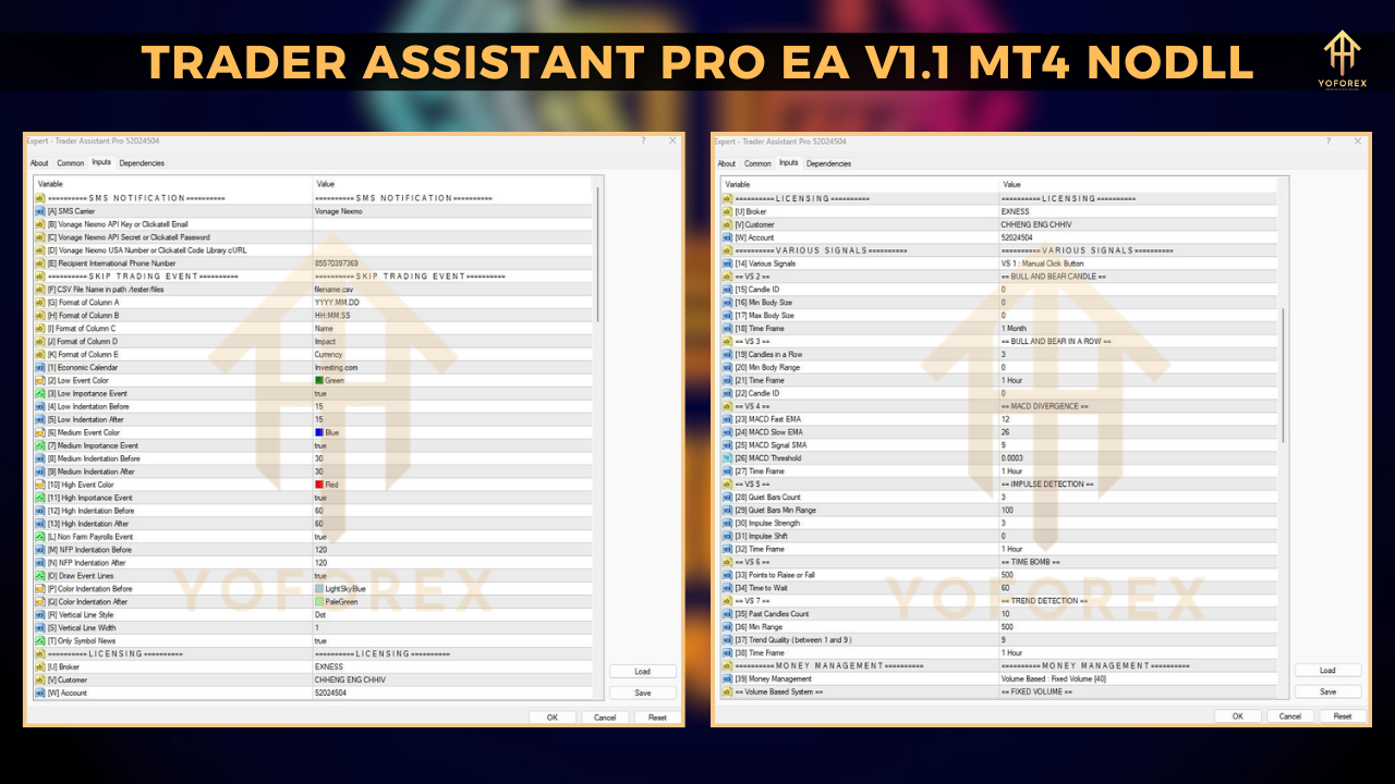 Trader Assistant Pro EA